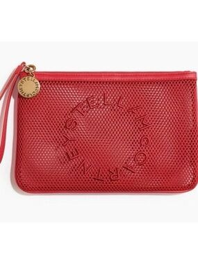 Stella McCartney H&M Mesh Clutch Bag Red NWT Authentic